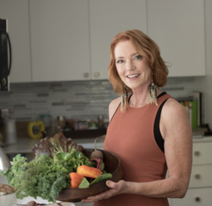 Denise in the Kitchen with Vegetables